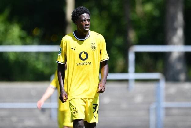 VfL Bochum U21, U 21 - Borussia Dortmund U23 ** NUR FÜR REDAKTIONELLE ZWECKE ** EDITORIAL USE ONLY **<p>Fußball Regionalliga West 1. SPIELTAG: VfL Bochum U21 - Borussia Dortmund U23 am 01.08.2026 in der Mondpalast-Arena in Herne Nanitonda Mayivanga Quiala ( Borussia Dortmund U23 ) Deutschland Nordrhein Westfalen Herne Copyright: ThorstenxTillmann *** VfL Bochum U21 vs. Borussia Dortmund U23 ** FOR EDITORIAL PURPOSES ONLY ** EDITORIAL USE ONLY ** p Soccer Regionalliga West 1 Matchday VfL Bochum U21 vs. Borussia Dortmund U23 on August 1, 2026, at the Mondpalast Arena in Herne Nanitonda Mayivanga Quiala Borussia Dortmund U23 Germany North Rhine-Westphalia Herne Copyright ThorstenxTillmann Copyright: ThorstenxTillmann doc86yy6gfxsog1knmnlegg ,EDITORIAL USE ONLY