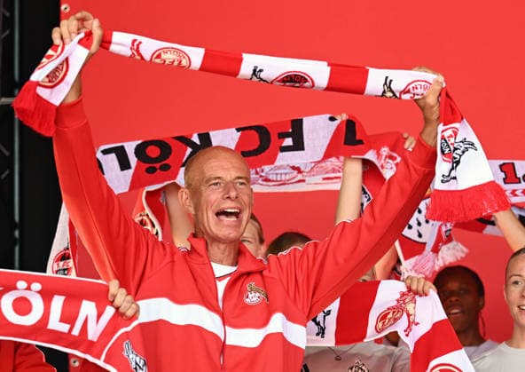 01.08.2026, xophax, Fussball 1.Bundesliga, 1.FC Koeln Saisoneröffnung beim 1.FC Köln am Rhein Energie Stadion. Präsident Jörn Stobbe ( 1.FC Köln ) Köln *** August 1, 2026, xophax, Soccer, Bundesliga 1, 1. FC Köln Season opener for 1. FC Köln at the Rhein Energie Stadium President Jörn Stobbe 1. FC Köln Cologne