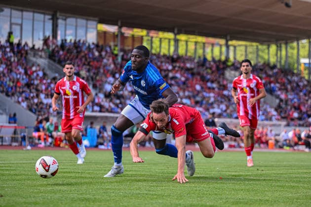 01.08.2026, Fussball, Saison 2026 2027, Testspiel, KSV Hessen Kassel - FC Schalke 04, Bryan Lasme (FC Schalke 04) xRHR-FOTO YYx *** August 1, 2026, Soccer, 2026–2027 Season, Friendly Match, KSV Hessen Kassel vs. FC Schalke 04, Bryan Lasme, FC Schalke 04 xRHR PHOTO YYx Copyright: KROEGER RHR-FOTOx RHR-FOTO YY