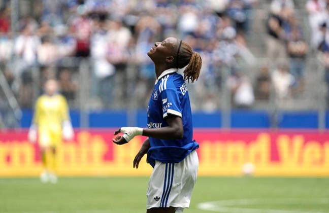 Foto : Magou DOUCOURE (HSV) HSV Saisoneröffnung am Sa. 01.08.2026 Fussball Testspiel der Damen Hamburger SV - FC Everton *** Photo by Magou DOUCOURE: HSV Season Opener on Sat, Aug. 1, 2026—Women s Soccer Friendly Match: Hamburger SV vs. Everton FC