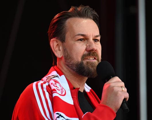 01.08.2026, xophax, Fussball 1.Bundesliga, 1.FC Koeln Saisoneröffnung beim 1.FC Köln am Rhein Energie Stadion. Mannschaft wird den Fans vorgestellt. Thomas Kessler ( 1.FC Köln ). Köln *** August 1, 2026, xophax, Soccer, Bundesliga 1, 1. FC Köln Season opener for 1. FC Köln at Rhein Energie Stadium; team is introduced to the fans Thomas Kessler 1. FC Köln Cologne