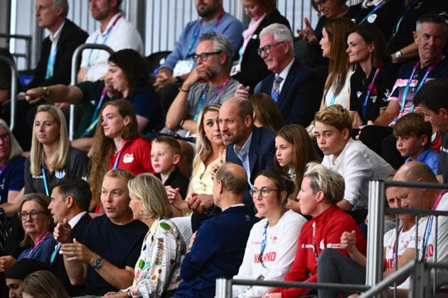 Glasgow 2026 Commonwealth Games Picture by Olly Hassell SWpix.com - 01 08 2026 - Glasgow 2026 Commonwealth Games - Track cycling, Rad, Radsport, Bahnrad, Bahn and Para Track Cycling - Sir Chris Hoy Velodrome, Glasgow, Scotland - Members of the Royal family in attendance Glasgow Sir Chris Hoy Velodrome Scotland Copyright: x xSWpix.comx(t axPhotographyxHubxLtd)xOllyxHassell SWpix.comx SWP-3030-17070
