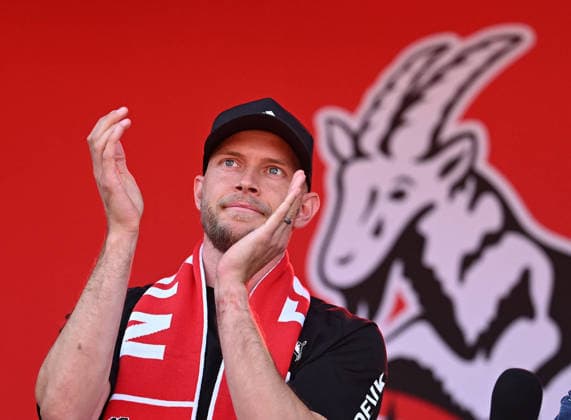 01.08.2026, xophax, Fussball 1.Bundesliga, 1.FC Koeln Saisoneröffnung beim 1.FC Köln am Rhein Energie Stadion. Mannschaft wird den Fans vorgestellt. Trainer Rene Wagner ( 1.FC Köln ). Köln *** August 1, 2026, xophax, Soccer, Bundesliga 1, 1. FC Köln Season opener for 1. FC Köln at the Rhein Energie Stadium; team to be introduced to fans; Coach Rene Wagner, 1. FC Köln, Cologne
