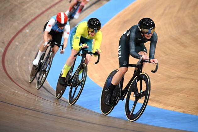 Glasgow 2026 Commonwealth Games Picture by Olly Hassell SWpix.com - 01 08 2026 - Glasgow 2026 Commonwealth Games - Track cycling, Rad, Radsport, Bahnrad, Bahn and Para Track Cycling - Sir Chris Hoy Velodrome, Glasgow, Scotland - Women s 25km Points Race Final - Ally Maree Wollaston of New Zealand Glasgow Sir Chris Hoy Velodrome Scotland Copyright: x xSWpix.comx(t axPhotographyxHubxLtd)xOllyxHassell SWpix.comx SWP-3030-17143