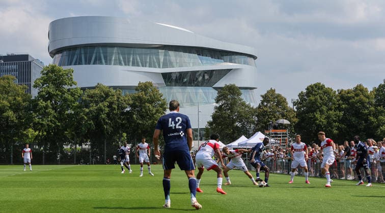 2026.08.01, Deutschland, Stuttgart, Fußball VfB Stuttgart vs. Paris FC, Feature Übersicht *** August 1, 2026, Germany, Stuttgart, Soccer: VfB Stuttgart vs. Paris FC, Feature Overview
