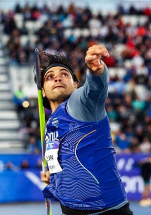 RECORD DATE NOT STATED VP CP Radhakrishnan congratulates Neeraj Chopra on the Commonwealth Games 2026 Silver medal win New Delhi, Aug 01 (ANI): Vice President CP Radhakrishnan tweets this picture to congratulate Neeraj Chopra for securing a Silver medal in the Men™s Javelin event at the Commonwealth Games 2026 in Glasgow, in New Delhi on Saturday. (@VPIndia X ANI Photo) New Delhi Delhi India Copyright: xANIx ANI_20260801072