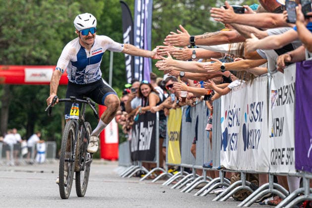 Finnish Formula 1 driver Valtteri Bottas at a World Cycling Series race in the gravel discipline, Hlinsko, Chrudim district, Pardubice Region, August 1st, 2026. (CTKxPhoto DavidxTanecek) CTKPhotoP2026080103692  CTKPhotoP2026080103692