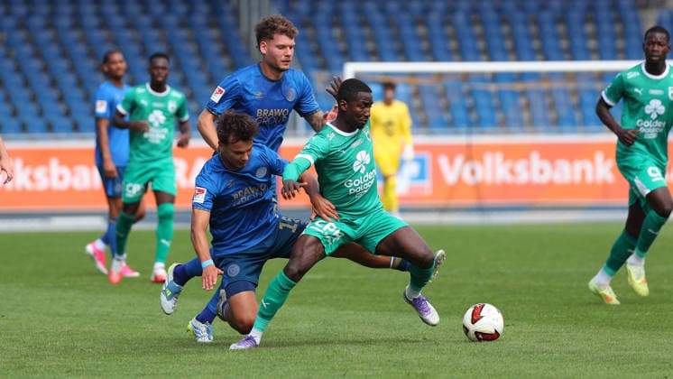 Eintracht vs. RAAL La Louviere, Testspiel Braunschweig, 01.08.2026, Fußball, Herren, Saison 2026 2027, Testspiel, Eintracht Braunschweig vs. RAAL La Louviere: Florian Flick (Eintracht Braunschweig) , Max Marie (Eintracht Braunschweig) Deutschland *** Eintracht vs. RAAL La Louvière, Friendly Match in Braunschweig, August 1, 2026, Soccer, Men s, 2026–2027 season, Friendly match, Eintracht Braunschweig vs. RAAL La Louvière, Florian Flick (Eintracht Braunschweig), Max Marie (Eintracht Braunschweig), Germany