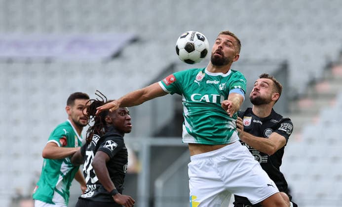 SOCCER - BL, Wattens vs Sturm INNSBRUCK,AUSTRIA,01.AUG.26 - SOCCER - ADMIRAL Bundesliga, WSG Tirol vs SK Sturm Graz. Image shows Lukas Hinterseer (Wattens).  GEPAxpictures xAmirxBeganovic