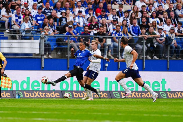 Yussuf Poulsen (Hamburger SV, 15) GER, Hamburger SV vs. FC Everton, Fußball, Testspiel, Saison 2026 2027, 01.08.2026 GER, Hamburger SV vs. FC Everton, Fußball, Testspiel, Saison 2026 2027, 01.08.2026 Hamburg *** Yussuf Poulsen, Hamburger SV, 15 GER, Hamburger SV vs. Everton FC, Soccer, Friendly Match, 2026–2027 Season, August 1, 2026 GER, Hamburger SV vs. Everton FC, Soccer, Friendly Match, 2026–2027 Season, August 1, 2026, Hamburg Copyright: xEibner-Pressefoto MarcelxvonxFehrnx EP_MFN
