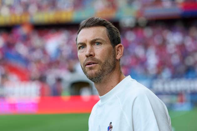 Stephan Lichtsteiner (FC Basel, Trainer) , Schweiz, Fussball, Super League, 2.Spieltag, 2026 2027, FC Basel 1893 vs. FC Lausanne 01.08.2026, Basel Sankt Jakob Park Schweiz *** Stephan Lichtsteiner, FC Basel, Coach, Switzerland, Soccer, Super League, Matchday 2, 2026–2027, FC Basel 1893 vs. FC Lausanne Sport, August 1, 2026, St. Jakob Park, Basel, Switzerland Copyright: xGrantxHubbsx