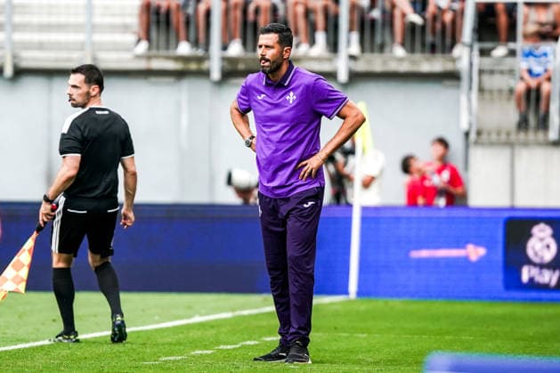 Fussball: Österreich: Internationales Testspiel 2026 2027 - 01.08.2026 - Real Madrid CF vs. ACF Fiorentina - Wörthersee Stadion (Klagenfurt, Österreich); Fabio Grosso (Fiorentina) *** Soccer Austria International Friendly 2026 2027 01 08 2026 Real Madrid CF vs. ACF Fiorentina Wörthersee Stadium, Klagenfurt, Austria Fabio Grosso, Fiorentina Copyright: xLUKAxKOLANOVICx