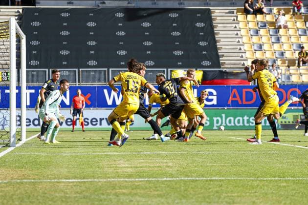 KERKRADE , 01-08-2026 ,Parkstad Limburg Stadium , 2026 2027 , Dutch Keuken Kampioen Divisie football , Pre-season friendly match between Roda JC and Alemannia Aachen , pictures shows Roda JC player Jay Kruiver Roda JC - Alemannia Aachen  x205376446x Copyright: