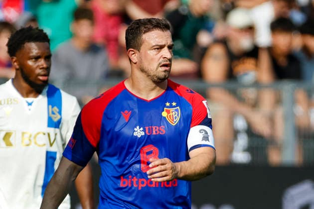 Xherdan Shaqiri (FC Basel, 10) , Schweiz, Fussball, Super League, 2.Spieltag, 2026 2027, FC Basel 1893 vs. FC Lausanne 01.08.2026, Basel Sankt Jakob Park Schweiz *** Xherdan Shaqiri, FC Basel, 10, Switzerland, Soccer, Super League, Matchday 2, 2026–2027, FC Basel 1893 vs. FC Lausanne Sport, August 1, 2026, St. Jakob Park, Basel, Switzerland Copyright: xGrantxHubbsx