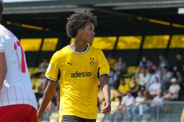Samstag, 01.08.2026 Saison 2026 2027 1. Runde DFB Pokal der Junioren im BVB Fußballpark Hohenbuschei, Dortmund, Germany. BV Borussia Dortmund U19 - Holstein Kiel U19. Liam Claude Kante (BVB) *** Saturday, August 1, 2026 2026–2027 Season 1st Round of the DFB Junior Cup at BVB Fußballpark Hohenbuschei, Dortmund, Germany BV Borussia Dortmund U19 vs. Holstein Kiel U19 Liam Claude Kante BVB