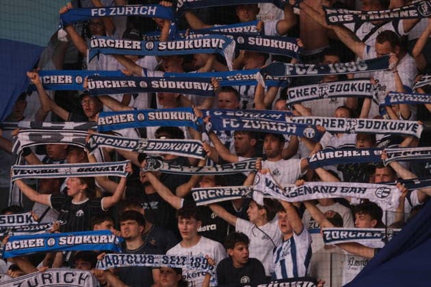 Fußball, Schweiz, FC Zürich - Servette Genf RECORD DATE NOT STATED FCZ fans Copyright: xSergioxBrunettix