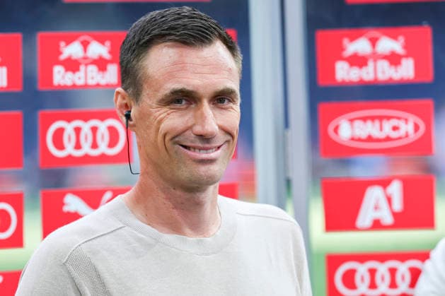 SOCCER - BL, RBS vs Hartberg SALZBURG,AUSTRIA,01.AUG.26 - SOCCER - ADMIRAL Bundesliga, Red Bull Salzburg vs TSV Hartberg. Image shows sporting director Marcus Mann (RBS).  GEPAxpictures xDavidxGeieregger