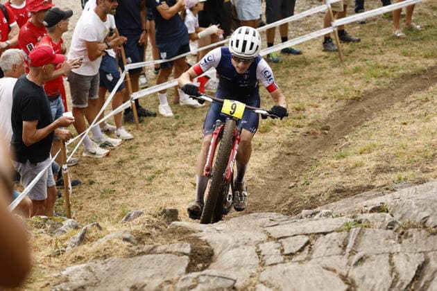 01.08.2026, Monteceneri, Monte Ceneri, 2026 UEC MTB European Championship, EM, Europameisterschaft XCO Men U23 s Final (cross country olympic) Alix Andre Gallis 9 (FRA) Monteceneri Monte Ceneri Ticino Switzerland *** August 1, 2026, Monteceneri, Monte Ceneri, 2026 UEC MTB European Championship XCO Men s U23 Final, Cross Country Olympic: Alix Andre Gallis 9 (FRA), Monteceneri, Monte Ceneri, Ticino, Switzerland Copyright: xJustPictures.ch FrancescoxMinghettix jp-en-FrMi-_NG_0069