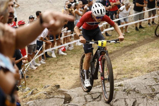 01.08.2026, Monteceneri, Monte Ceneri, 2026 UEC MTB European Championship, EM, Europameisterschaft XCO Men U23 s Final (cross country olympic) Sivert Ekroll 6 (NOR) Monteceneri Monte Ceneri Ticino Switzerland *** August 1, 2026, Monteceneri, Monte Ceneri, 2026 UEC MTB European Championship XCO Men s U23 Final, Cross Country Olympic, Sivert Ekroll 6 NOR, Monteceneri, Monte Ceneri, Ticino, Switzerland Copyright: xJustPictures.ch FrancescoxMinghettix jp-en-FrMi-_NG_0088
