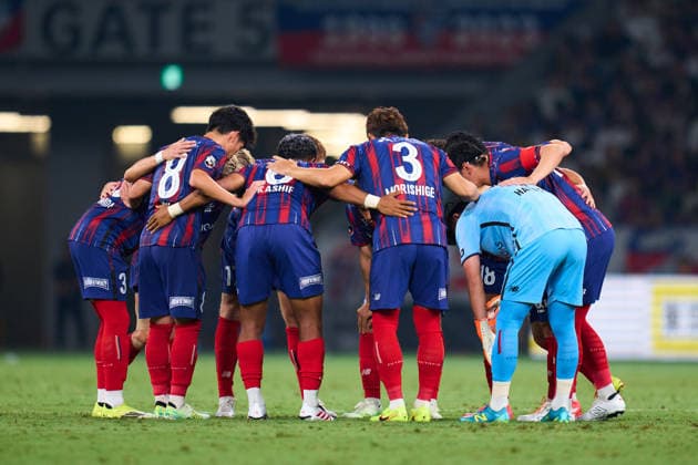 FCFC Tokyo team group, Mannschaftsbild, Totale AUGUST 1, 2026 - Football Soccer : International Friendly, Länderspiel, Nationalmannschaft match between FC Tokyo -1 Borussia Dortmund at MUFG STADIUM (National Stadium) in Tokyo, Japan.  aflo_339794756 KenxAsakurax