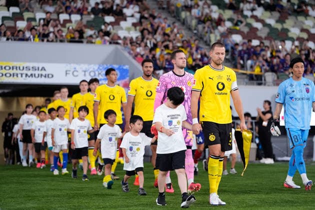 Borussia Dortmund team group, Mannschaftsbild, Totale (Dortmund), AUGUST 1, 2026 - Football Soccer : International Friendly, Länderspiel, Nationalmannschaft match between FC Tokyo -1 Borussia Dortmund at MUFG STADIUM (National Stadium) in Tokyo, Japan.  aflo_339794844 KenxAsakurax