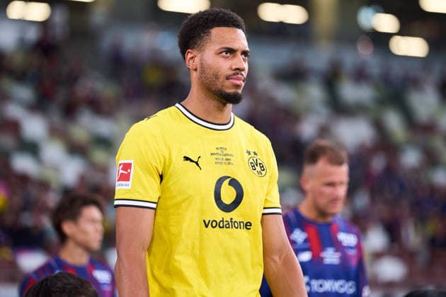 Felix Nmecha (Dortmund), AUGUST 1, 2026 - Football Soccer : International Friendly, Länderspiel, Nationalmannschaft match between FC Tokyo -1 Borussia Dortmund at MUFG STADIUM (National Stadium) in Tokyo, Japan.  aflo_339794848 KenxAsakurax
