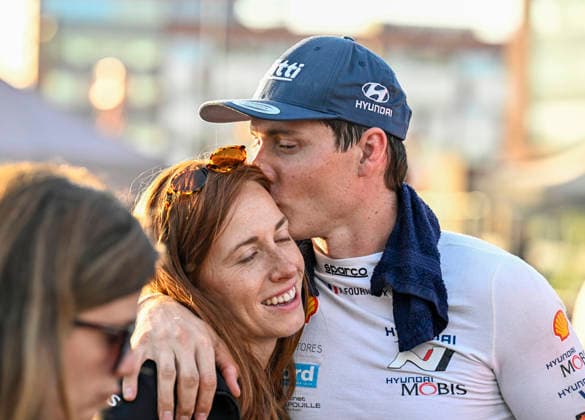 French Adrien Fourmaux of the Hyundai team after the special stages of Saturday at the WRC, Motorsport Rallye, WM Rally Finland in Jyväskylä, Finland on August 1, 2026. - RONI REKOMAA Jyväskylä Finland ZPcAlQpFxaw  Copyright: xRonixRekomaax ZPcAlQpFxaw