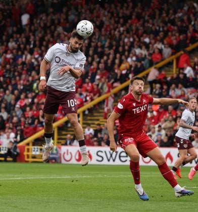 Hearts Hearts Claudio Braga Aberdeen v Heart of Midlothian, William Hill Scottish Premiership, Football, Pittodrie, Aberdeen, Scotland, UK - 01 Aug 2026Aberdeen Pittodrie Scotland United Kingdom  Copyright: xRussellxCheyne Shutterstockx 17024383bo