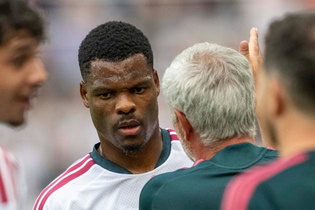 SOCCER - Real vs Fiorentina, test match KLAGENFURT,AUSTRIA,01.AUG.26 - SOCCER - LaLiga, Serie A, Real Madrid CF vs ACF Fiorentina, test match. Image shows Denzel Dumfries (Real Madrid).  GEPAxpictures xAvnixRetkoceri
