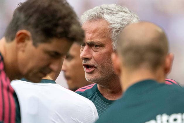 SOCCER - Real vs Fiorentina, test match KLAGENFURT,AUSTRIA,01.AUG.26 - SOCCER - LaLiga, Serie A, Real Madrid CF vs ACF Fiorentina, test match. Image shows head coach Jose Mourinho (Real Madrid).  GEPAxpictures xAvnixRetkoceri