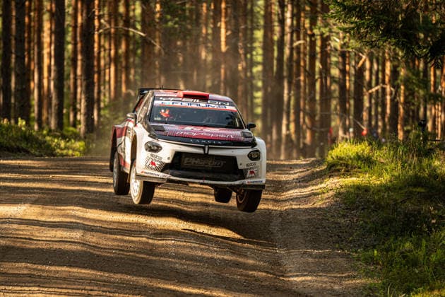IPA87163966 - Leo Rossel (FRA) and Guillaume Mercoiret (FRA) in a Lancia Ypsilon HF Rally2 from the 2C Junior Team in action during the FIA WRC, Motorsport Rallye, WM SECTO RALLY FINLAND in Jyväskylä, Finland, July 30–August 2, 2026.  Copyright: xFedericoxManoni IPAxSportx xx 87163966