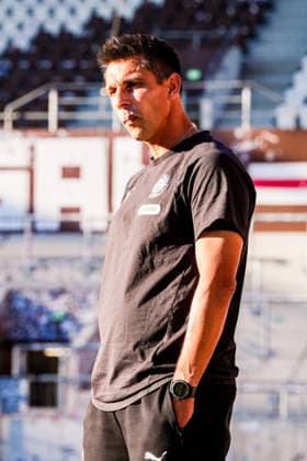 Deutschland: Fußball 2. Bundesliga 2026 27, Vorbereitungsspiel FC St. Pauli vs Deportivo de A Coruna Millerntor-Stadion (Hamburg): Marcel Rapp (FC St. Pauli, Trainer), Freisteller *** Germany Soccer 2. Bundesliga 2026–27, Preseason Match: FC St. Pauli vs. Deportivo de A Coruna, Millerntor Stadium, Hamburg, Marcel Rapp, FC St. Pauli Coach, Cutout Copyright: xStefanxTrochax