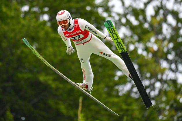 2026.08.01 Wisla Skoki narciarskie Sezon 2026 FIS Letnie Grand Prix w skokach narciarskich Wisla 2026 - Konkurs indywidualny N z Killian Peier Foto Marcin Bulanda PressFocus 2026.08.01 Wisla Ski jumping, Skispringen, Ski, nordisch Grand Prix Season 2026 Individual Men Season 2026 FIS Letnie Grand Prix w skokach narciarskich Wisla 2026 - Konkurs indywidualny Killian Peier Credit: Marcin Bulanda PressFocus NEWSPIX.PL --- newspix.pl POLAND OUT! 
