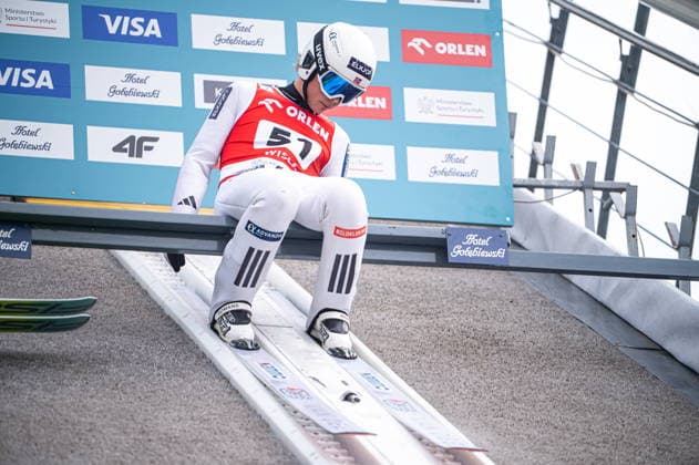 Wisla 01.08.2026 Ski jumping, Skispringen, Ski, nordisch FIS Summer Grand Prix 2026 on Adam Malysz Wisla Malinka Hill. Day 1. Training. --- Skoki Narciarskie. FIS Letnie Grand Prix 2026 na Skoczni im. Adama Malysza w Wisle Malince. Dzien 1. Trening Persons shown : Isak Andreas Langmo Fot. Kai Taller Arena Akcji NEWSPIX.PL --- newspix.pl POLAND OUT! 