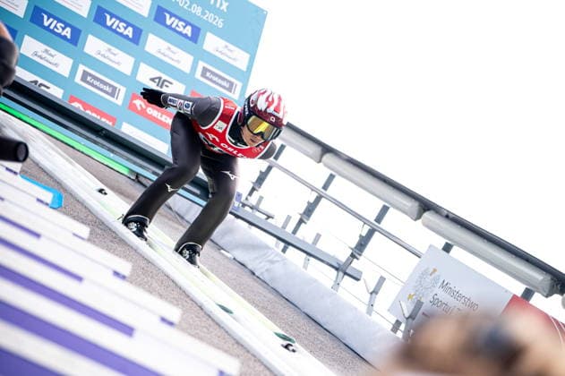 Wisla 01.08.2026 Ski jumping, Skispringen, Ski, nordisch FIS Summer Grand Prix 2026 on Adam Malysz Wisla Malinka Hill. Day 1. Training. --- Skoki Narciarskie. FIS Letnie Grand Prix 2026 na Skoczni im. Adama Malysza w Wisle Malince. Dzien 1. Trening Persons shown : Yukiya Sato Fot. Kai Taller Arena Akcji NEWSPIX.PL --- newspix.pl POLAND OUT! 