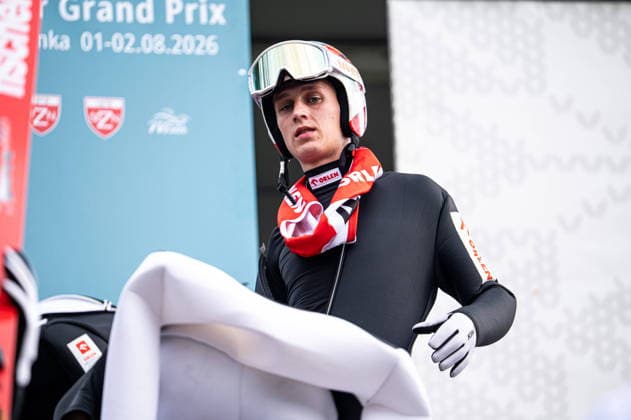 Wisla 01.08.2026 Ski jumping, Skispringen, Ski, nordisch FIS Summer Grand Prix 2026 on Adam Malysz Wisla Malinka Hill. Day 1. Training. --- Skoki Narciarskie. FIS Letnie Grand Prix 2026 na Skoczni im. Adama Malysza w Wisle Malince. Dzien 1. Trening Persons shown : Pawel Wasek Fot. Kai Taller Arena Akcji NEWSPIX.PL --- newspix.pl POLAND OUT! 