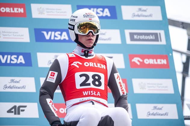Wisla 01.08.2026 Ski jumping, Skispringen, Ski, nordisch FIS Summer Grand Prix 2026 on Adam Malysz Wisla Malinka Hill. Day 1. Training. --- Skoki Narciarskie. FIS Letnie Grand Prix 2026 na Skoczni im. Adama Malysza w Wisle Malince. Dzien 1. Trening Persons shown : Aleksander Zniszczol Fot. Kai Taller Arena Akcji NEWSPIX.PL --- newspix.pl POLAND OUT! 