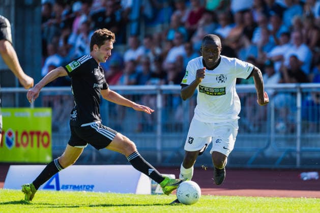 Lennart Garlipp (1. FC Bocholt, 15) spitzelt den Ball von Mohamed Cisse (VFB Hilden, 13) weg VFB Hilden vs. 1. FC Bocholt, Fussball, Regionalliga-West, 01.Spieltag, Saison 2026 27, 01.08.2026, VFB Hilden vs. 1. FC Bocholt, Fussball, Regionalliga-West, 01.Spieltag, Saison 2026 27, 01.08.2026 Hilden *** Lennart Garlipp (1 FC Bocholt, 15) steals the ball from Mohamed Cisse (VFB Hilden, 13) VFB Hilden vs. 1 FC Bocholt, Soccer, Regionalliga West, Matchday 1, 2026–27 Season, August 1, 2026, VFB Hilden vs. 1 FC Bocholt, Soccer, Regionalliga West, Matchday 1, 2026–27 Season, August 1, 2026, Hilden Copyright: xEibner-Pressefoto LukasxBaldygax EP_LBA