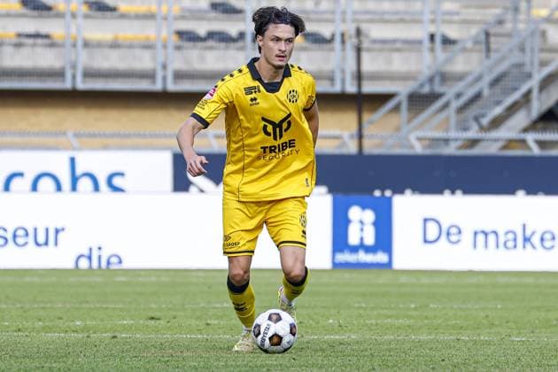 KERKRADE , 01-08-2026 ,Parkstad Limburg Stadium , 2026 2027 , Dutch Keuken Kampioen Divisie football , Pre-season friendly match between Roda JC and Alemannia Aachen , pictures shows Roda JC player Ryan Leijten Roda JC - Alemannia Aachen  x205380143x Copyright: