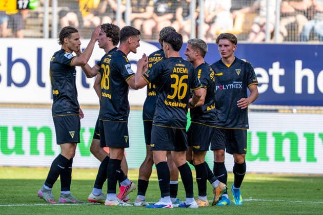 Lukas Scepanik (Alemannia Aachen, 07) bejubelt sein Tor zum 2:0 mit der Mannschaft Roda Kerkrade vs. Alemannia Aachen, Fussball, Internationales Testspiel, Saison 2026 2027, 01.08.2026 Roda Kerkrade vs. Alemannia Aachen, Fussball, Internationales Testspiel, Saison 2026 2027, 01.08.2026 Kerkrade *** Lukas Scepanik of Alemannia Aachen, No. 7, celebrates his goal to make it 2–0 with his team in the match between Roda Kerkrade and Alemannia Aachen, soccer, international friendly, 2026–2027 season, August 1, 2026, Roda Kerkrade vs. Alemannia Aachen, soccer, international friendly, 2026–2027 season, August 1, 2026, Kerkrade Copyright: xEibner-Pressefoto J.xDerondeaux EP_JDU