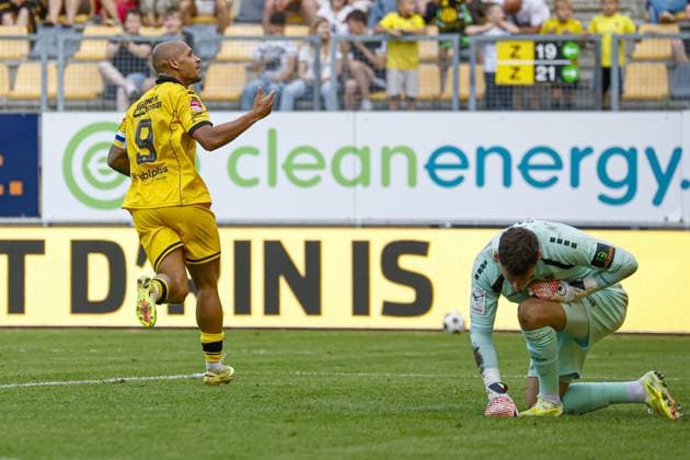 KERKRADE , 01-08-2026 ,Parkstad Limburg Stadium , 2026 2027 , Dutch Keuken Kampioen Divisie football , Pre-season friendly match between Roda JC and Alemannia Aachen , pictures shows Roda JC player Anthony van den Hurk Roda JC - Alemannia Aachen  x205380246x Copyright: