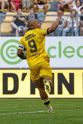 KERKRADE , 01-08-2026 ,Parkstad Limburg Stadium , 2026 2027 , Dutch Keuken Kampioen Divisie football , Pre-season friendly match between Roda JC and Alemannia Aachen , pictures shows Roda JC player Anthony van den Hurk Roda JC - Alemannia Aachen  x205380424x Copyright: