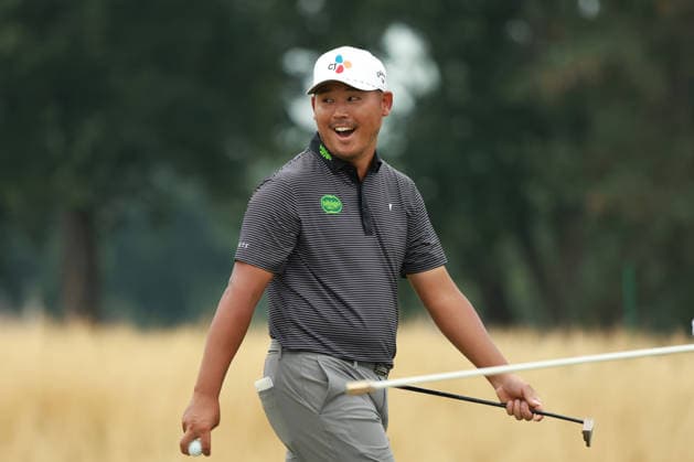 Rocket Classic DETROIT, MICHIGAN - AUGUST 1: Si Woo Kim of Republic of Korea reacts to his putt on the 17th green during the third round of the Rocket Classic 2026 at the Detroit Country Club in Detroit, Michigan, MI, USA Saturday, August 1, 2026. Detroit Michigan United States  Copyright: xJorgexLemusx originalFilename:lemus-rocketcl260801_npZaN.jpg