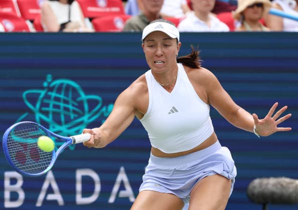 August 1, 2026, Washington, Columbia, USA: JESSICA PEGULA of USA during the match against D. Shnaider in semi-finals of Mubadala Washington DC, USA. Washington USA - ZUMAc278 20260801_zsp_c278_002 Copyright: xMarcinxCholewinskix