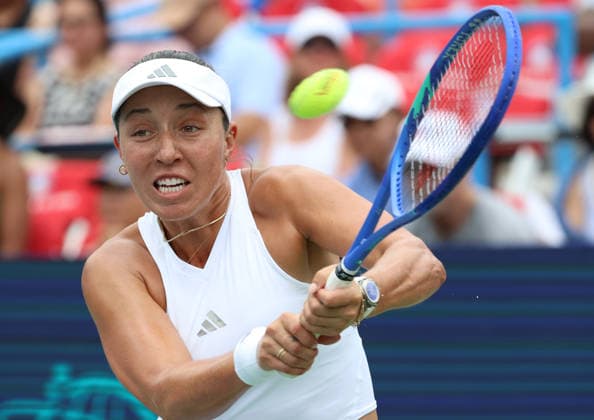 August 1, 2026, Washington, Columbia, USA: JESSICA PEGULA of USA during the match against D. Shnaider in semi-finals of Mubadala Washington DC, USA. Washington USA - ZUMAc278 20260801_zsp_c278_006 Copyright: xMarcinxCholewinskix