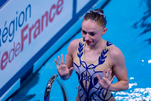 France, Paris, Centre Aquatique Olympique Metropole du Grand Paris, 01.08.2026, European Aquatics Championships Artistic Swimming, Day 1, Duet Free Final, Klara Bleyer of Germany Photo by Eibner Pressefoto Tino Henschel European Aquatics Championships Artistic Swimming, Day 1, Duet Free Final Paris *** France, Paris, Centre Aquatique Olympique Metropole du Grand Paris, August 1, 2026, European Aquatics Championships – Artistic Swimming, Day 1, Duet Free Final, Klara Bleyer of Germany. Photo by Eibner Pressefoto Tino Henschel. European Aquatics Championships – Artistic Swimming, Day 1, Duet Free Final, Paris Copyright: xEibnerxPressefotox