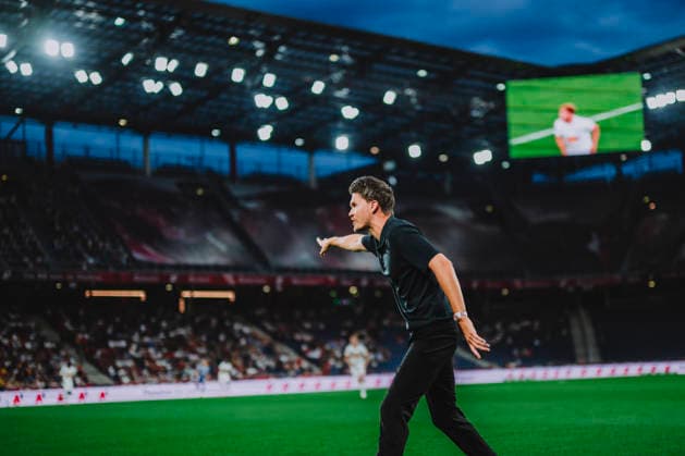 ADMIRAL Bundesliga MD1 FC Red Bull Salzburg vs. TSV Hartberg SALZBURG, AUSTRIA AUGUST 01, 2026: Danny Roehl of FC Red Bull Salzburg during the ADMIRAL Bundesliga match FC Red Bull Salzburg vs. TSV Hartberg at Red Bull Arena in Salzburg, Austria. ( Copyright: xFCxRedxBullxSalzburgxGmbHx RBS_AS_6090
