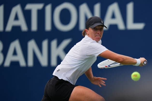 National Bank Open 2026 - Day 1 TORONTO, CANADA - AUGUST 1: Iga Swiatek of Poland attends a practice session during the WTA, Tennis Damen 1000 National Bank Open in Toronto, Ontario, Canada on August 1, 2026. Mert Alper Dervis Anadolu Ontario Canada. Editorial use only. Please get in touch for any other usage.  Copyright: x2026xAnadoluxMertxAlperxDervisx