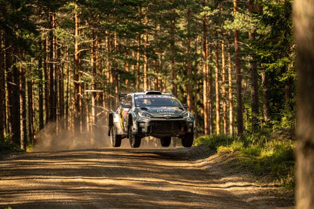 2026 FIA WRC, Motorsport Rallye, WM Secto Rally Finland - Day 3 Jari-Matti Latvala (FIN) and Juho Hanninen (FIN) in a Toyota GR Yaris Rally2 of JML-Sports Oy during the FIA WRC SECTO RALLY FINLAND in Jyvaskyla, Finland, on July 30-. Jyväskylä Finland  Copyright: xFedericoxManonix originalFilename:manoni-fiawrc20260801_npVgP.jpg