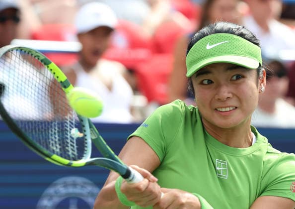 August 1, 2026, Washington, Columbia, USA: ALEXANDRA EALA of Philippines during the match against N. Osaka of Japan in semi-finals of Mubadala Washington DC, USA. Washington USA - ZUMAc278 20260801_zsp_c278_028 Copyright: xMarcinxCholewinskix